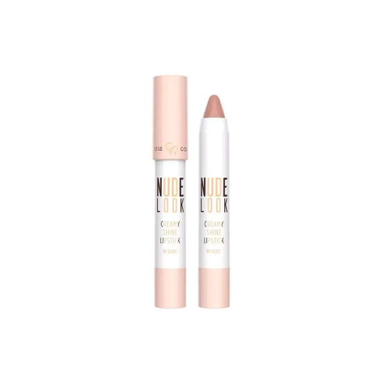 Golden Rose Creamy Shine Lipstick Nude Look Kremowa Pomadka Do Ust W