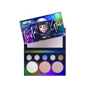 Miyo x BeautyvTricks Paleta cieni i rozświetlaczy Insta Glow Palette