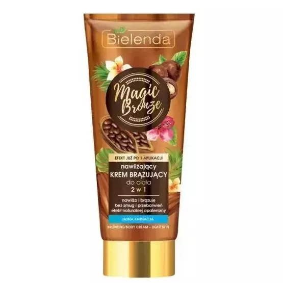 Bielenda Magic Bronze Nawilżający Krem Brązujący Do Ciała 2w1 Cera Jasna 200ml Sklep Minti Shop 