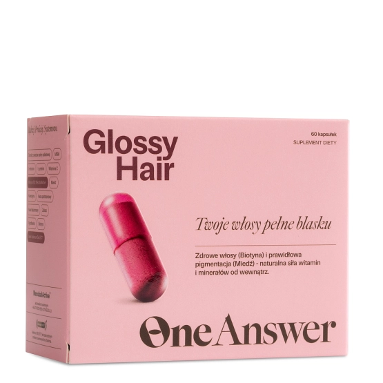 OneAnswer Glossy Hair - suplement diety na zdrowe włosy
