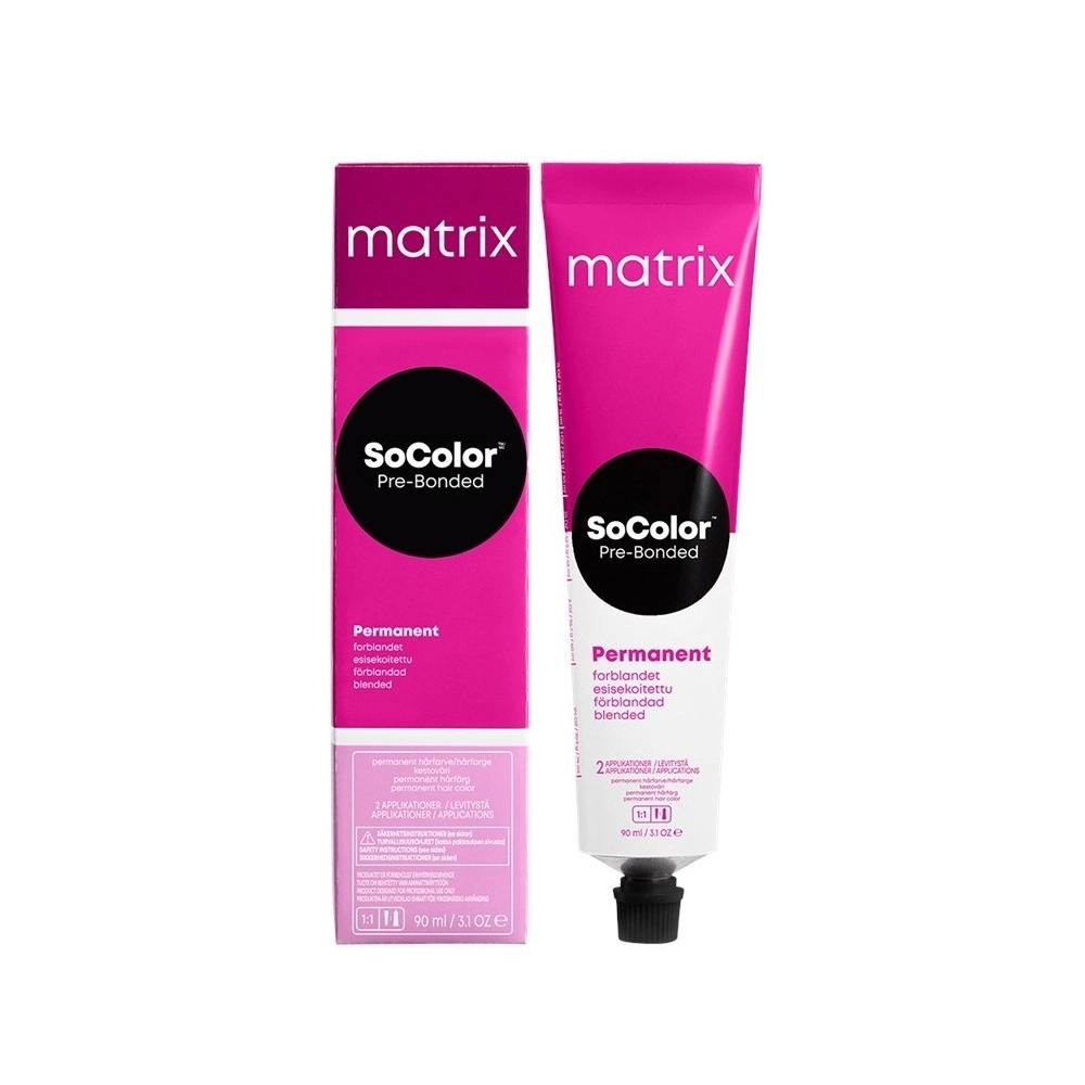 Matrix SoColor Pre-Bonded Permanent Hair Color farba do włosów 4N ...