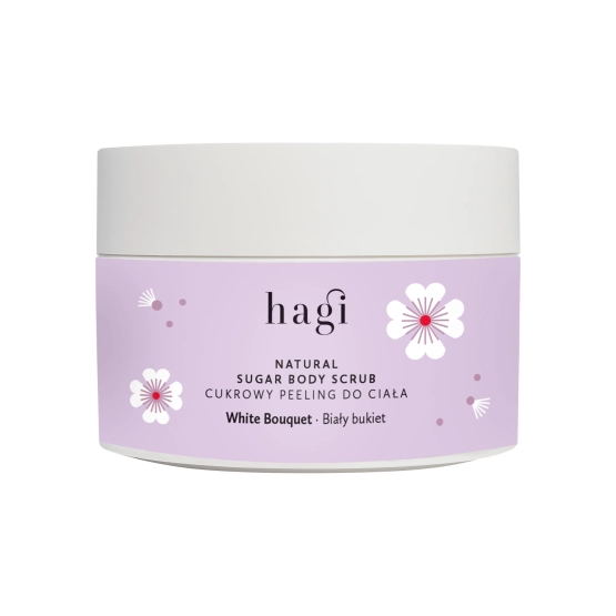 Hagi Peeling cukrowy do ciała biały bukiet