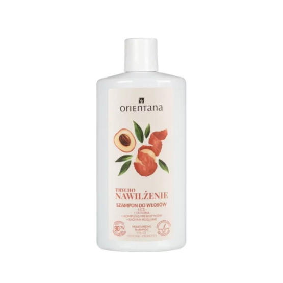 Orientana Szampon nawilżający trychologiczny Liczi Ektoina Prebiotyki Enzym