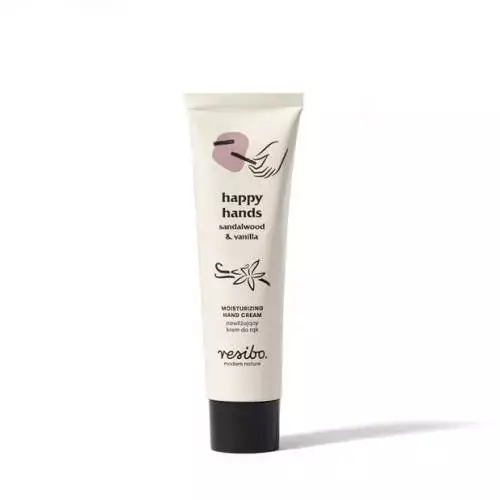 Resibo Happy Hands nawilżający krem do rąk drzewo sandałowe&wanilia
