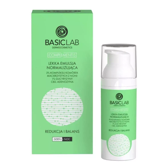 9. BasicLab Redukcja i balans Lekka EMULSJA normalizująca