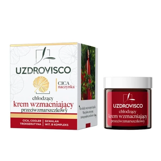UZDROVISCO CICA Naczynka Krem przeciwzmarszczkowy wzmacniająco-kojący