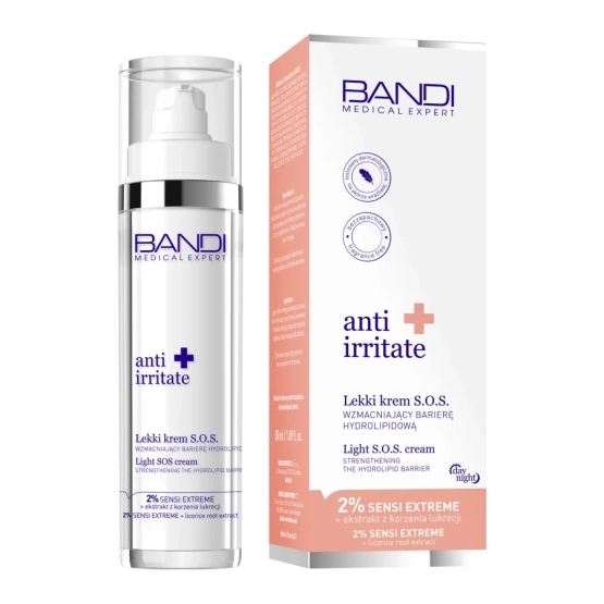 Bandi Professional - Lekki krem S.O.S wzmacniający barierę hydrolipidową