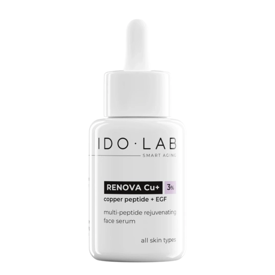 IDO LAB RENOVA Cu+ Odmładzające i regenerujące serum z peptydem miedziowym 0,5%