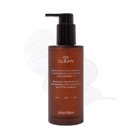 All in Skin CLEAN – mikrobiomowy żel do demakijażu i oczyszczania cery wrażliwej