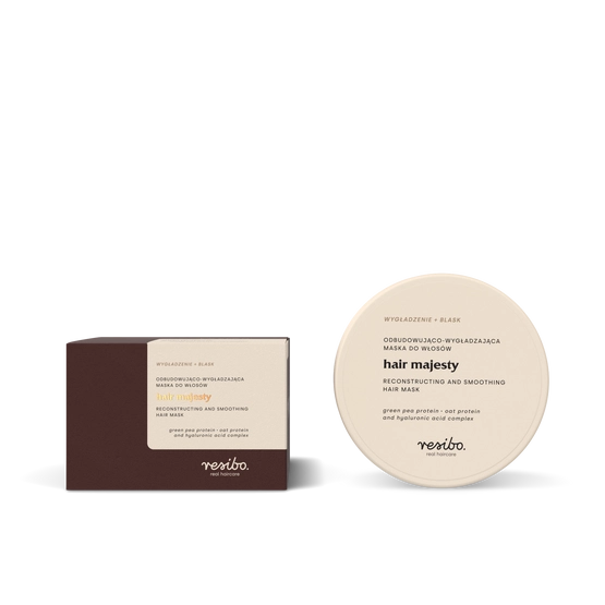 Resibo HAIR MAJESTY odbudowująco-wygładzająca maska do włosów