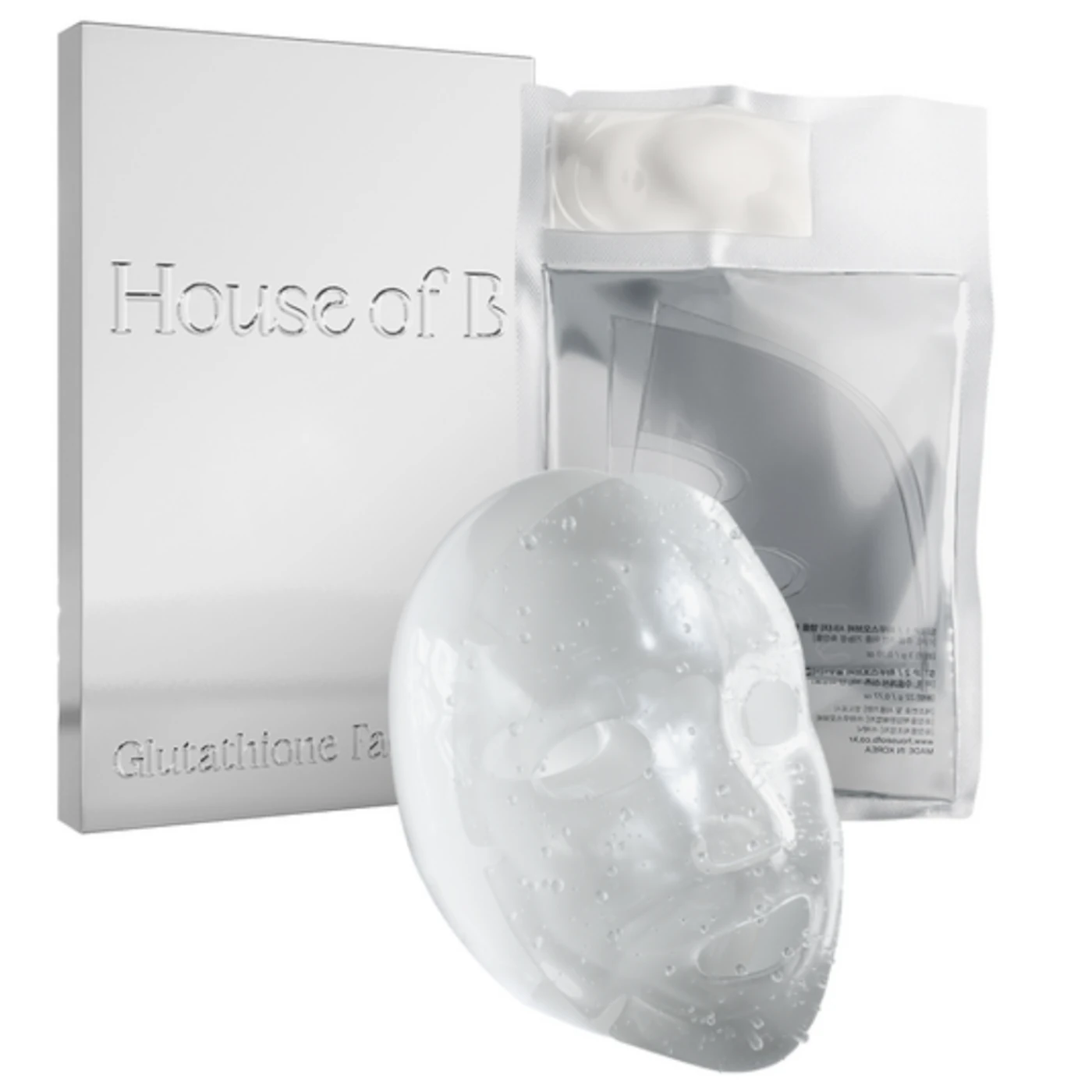 House of B Glutathione Brightening Face Mask - rewitalizująca maska z  glutationem 1 szt