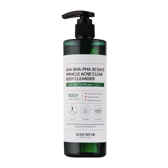 Some By Mi AHA.BHA.PHA 30 Days Miracle Clear Body Cleanser - żel do mycia ciała z kwasami
