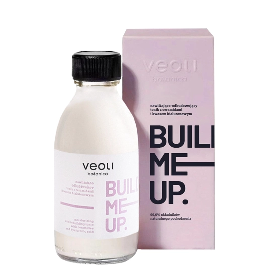 Veoli Botanica BUILD ME UP – nawilżająco-odbudowujący tonik z ceramidami i kwasem hialuronowym