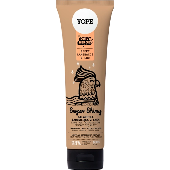 YOPE Super Shiny Galaretka laminująca do włosów