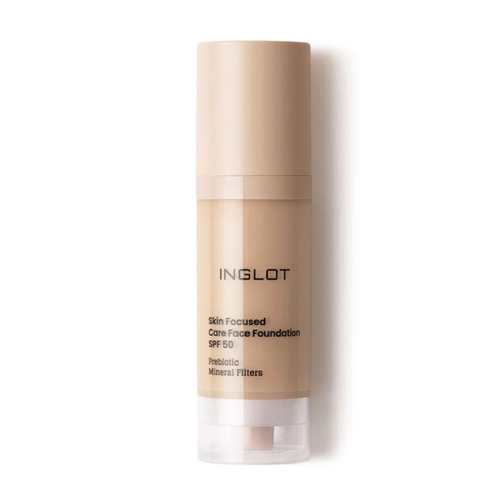 Inglot Skin Focused SPF50 - trwały podkład chroniący cerę każdego dnia