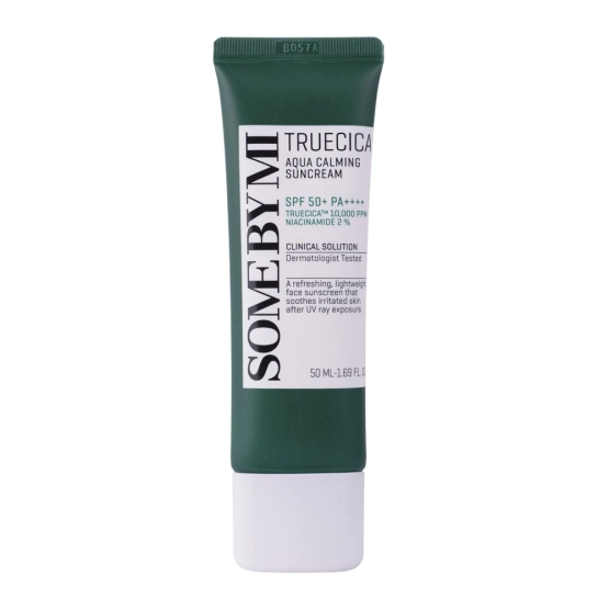Some By Mi Truecica Aqua Calming Suncream SPF50+ PA++++ – łagodzący krem z filtrem