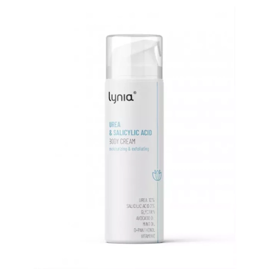 Lynia Krem nawilżająco-złuszczający z 10% mocznikiem i 2% kwasem salicylowym