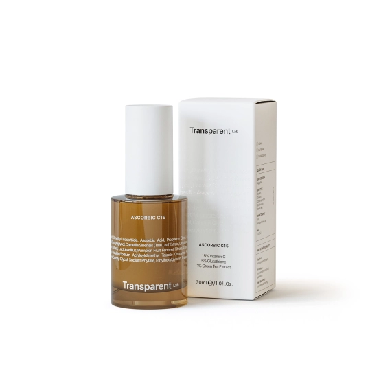 Transparent Lab Ascorbic C15 Rozświetlające Serum Przeciwstarzeniowe