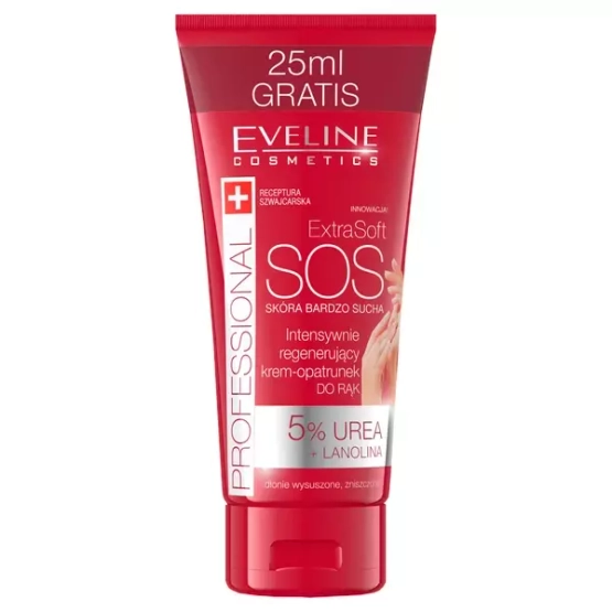 Eveline Cosmetics EXTRA SOFT SOS Intensywnie regenerujący krem-opatrunek do rąk