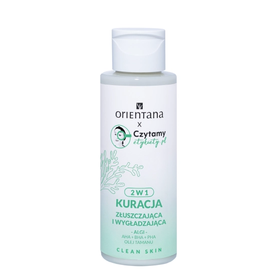 Orientana x Czytamy Etykiety Kuracja złuszczająca i wygładzająca 2w1