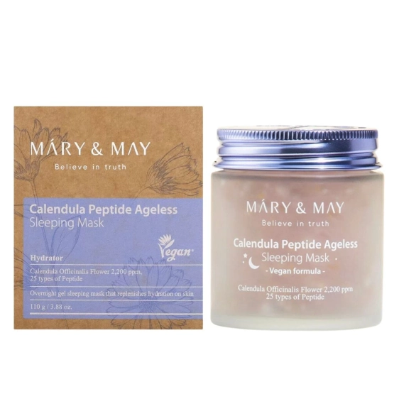 #6 Mary&May Calendula Peptide Ageless Sleeping Mask