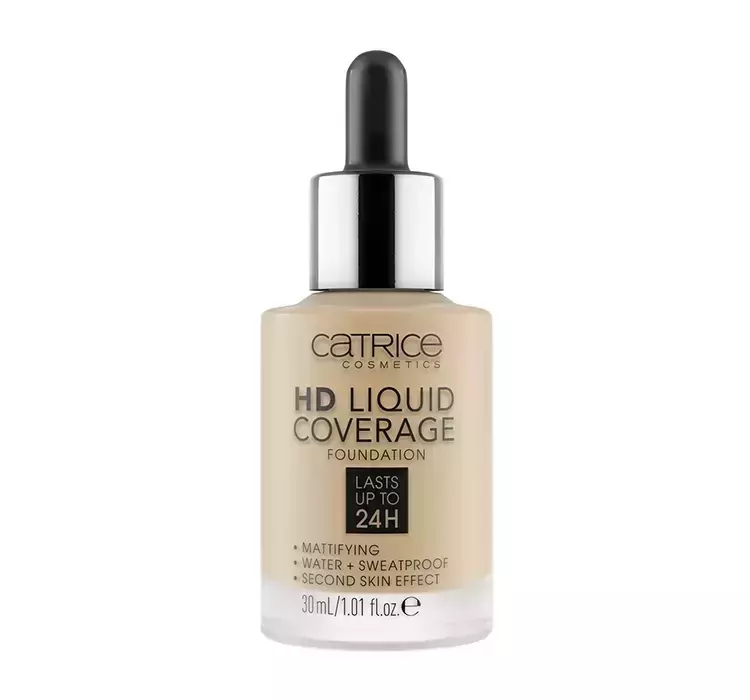CATRICE HD Liquid Coverage Płynny podkład do twarzy 032 Nude beige
