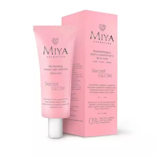 MIYA SecretGLOW Rozświetlający krem z witaminami all-in-one 30ml