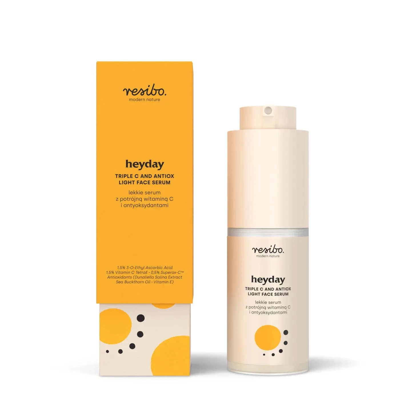 Resibo Heyday lekkie serum z potrójną witaminą C i antyoksydantami 30ml