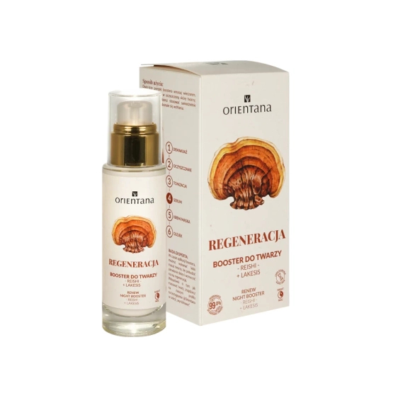 Orientana Naturalny Booster Regenerujący Reishi na noc 30 ml