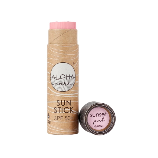 ALOHA CARE Sun Stick Sztyft do twarzy SPF50 Sunset Sessions PINK