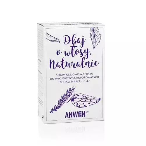 ANWEN Zestaw MASKA + OLEJ do wysokiej porowatości