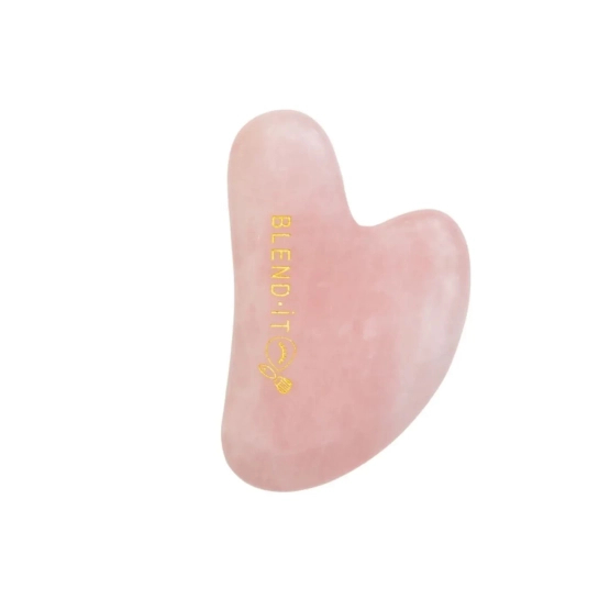 BLEND IT GUA SHA Rose Quartz Plate płytka do masażu twarzy HEART