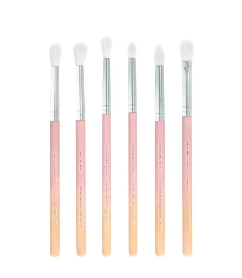 PINK SUNSET zestaw 6 pędzli BLENDING QUEEN