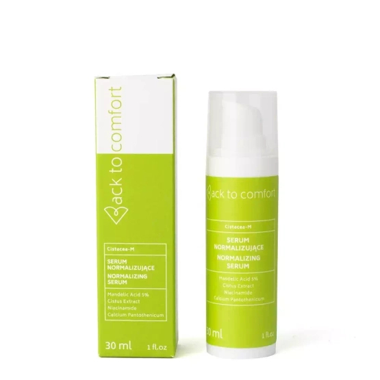 BACK TO COMFORT CISTACEA-M Serum normalizujące z kwasem migdałowym 5% i niacynamidem