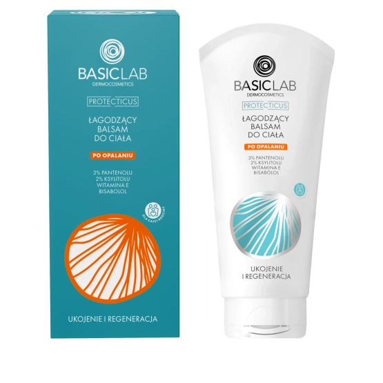 BASICLAB Protecticus Łagodzący balsam do ciała po opalaniu