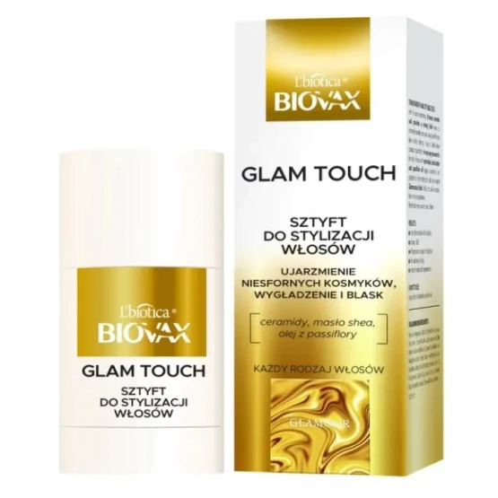 Biovax Glamour Glam Touch Wygładzający sztyft ujarzmiający