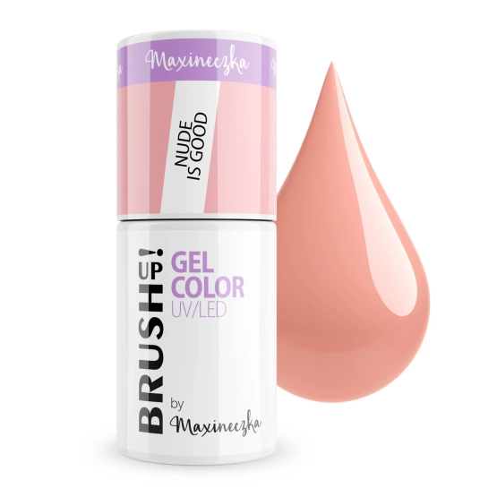 BRUSHUP! BY MAXINECZKA Lakier hybrydowy do paznokci Color Gel UV LED: Nude Is Good