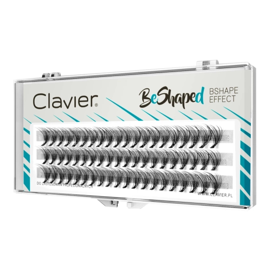 CLAVIER Kępki Rzęs BeShaped MIX 8-10-12 mm skręt B