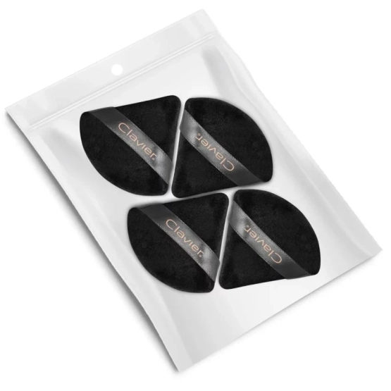 Clavier Trójkątny puszek do makijażu czarny