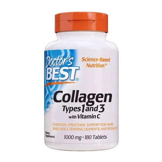 DOCTOR'S BEST Collagen Types 1 and 3 with Vitamin C
