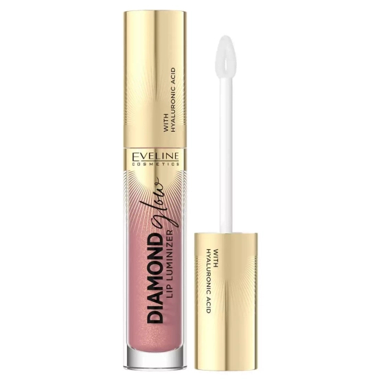 EVELINE COSMETICS DIAMOND GLOW LIP LUMINIZER Błyszczyk do ust z kwasem hialuronowym
