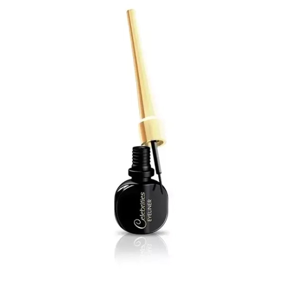 EVELINE COSMETICS Eyeliner z pędzelkiem Celebrities Black