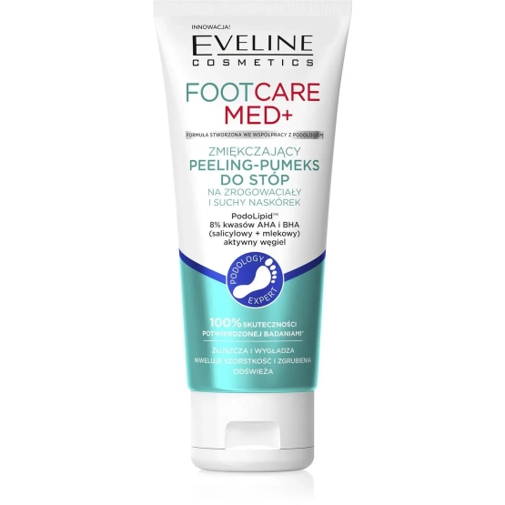 EVELINE COSMETICS FOOT CARE MED+ Zmiękczający peeling-pumeks do stóp