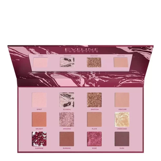 EVELINE COSMETICS SHOCKING NUDES Paleta 12 cieni do powiek