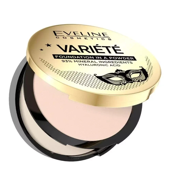 EVELINE COSMETICS VARIETE Mineralny podkład w pudrze