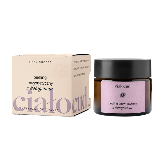 FLAGOLIE Ciałocud Peeling enzymatyczny z kolagenem