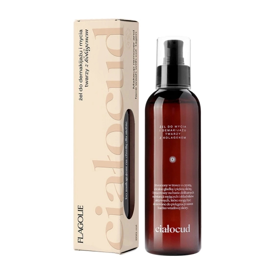 FLAGOLIE Ciałocud Żel do demakijażu i mycia twarzy z kolagenem