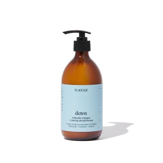 FLAGOLIE Detox mleczko myjące z ziemią okrzemkową