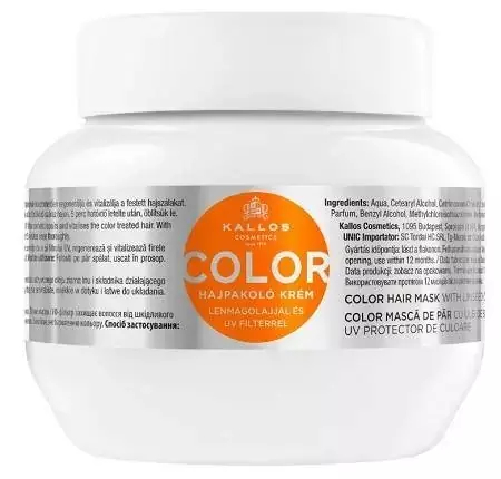 KALLOS KJMN Maska Color do włosów farbowanych