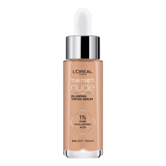 L'Oreal True Match Nude Skoncentrowane Serum w Podkładzie 3-4 Light-Medium 30 ml